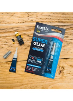 Bostik Super Glue Liquid, Fast Setting, Multipurpose Liquid Glue with Precision Nozzle, Size: 3g  - Image 2