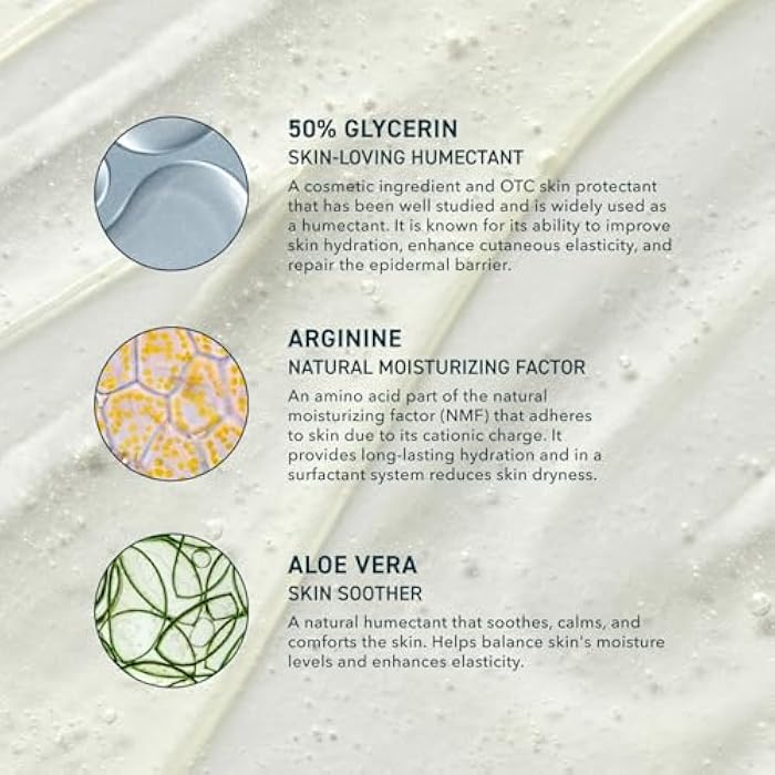 Prequel Gleanser, Moisturizing Glycerin Face Wash, Unscented Cleanser for Sensitive and Dry Skin, 6.75 fl oz Pump Bottle (Pack of 2) - Image 3