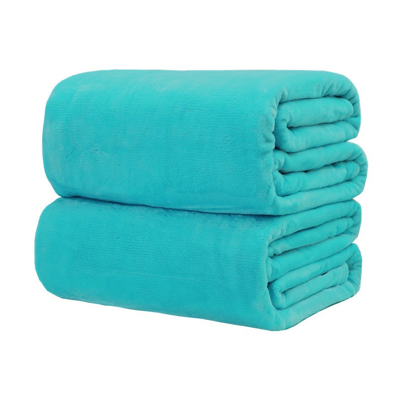 Solid Color Blanket Flannel Blanket Gift Blanket Plain Color Blanket Double Blanket Yoga Blanket Factory - Image 5