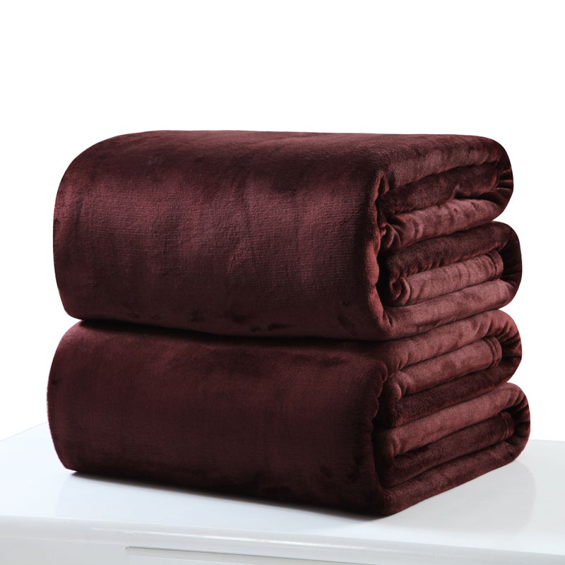 Solid Color Blanket Flannel Blanket Gift Blanket Plain Color Blanket Double Blanket Yoga Blanket Factory - Image 3