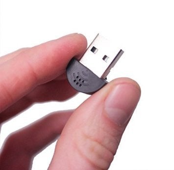 Youmi Mini USB 2.0 Microphone Mic for Laptop/Desktop PCS - Skype/Voice Recognition Software Driver-Free Audio Receiver Adapter for MSN PC Notebook - Image 1