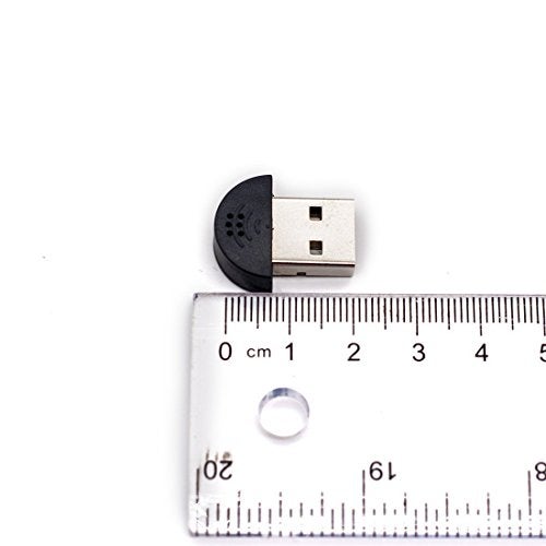 Youmi Mini USB 2.0 Microphone Mic for Laptop/Desktop PCS - Skype/Voice Recognition Software Driver-Free Audio Receiver Adapter for MSN PC Notebook - Image 5