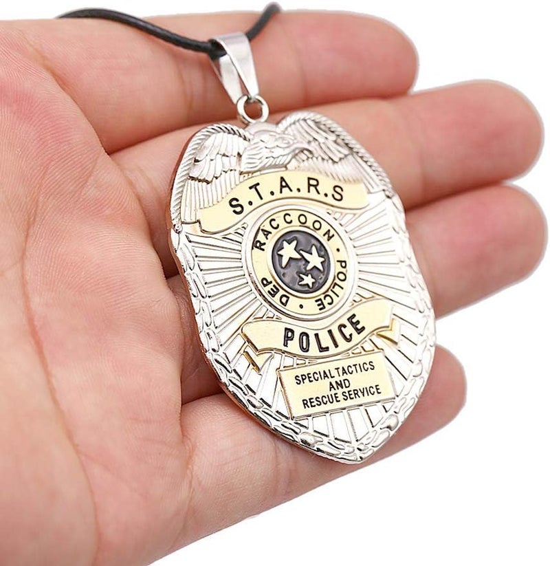 JCvCX Gankchen Racoon Police DEP Badge Kechain Zinc Alloy Keychains Cute Keyring Car Key Ring Key Tag - Image 2