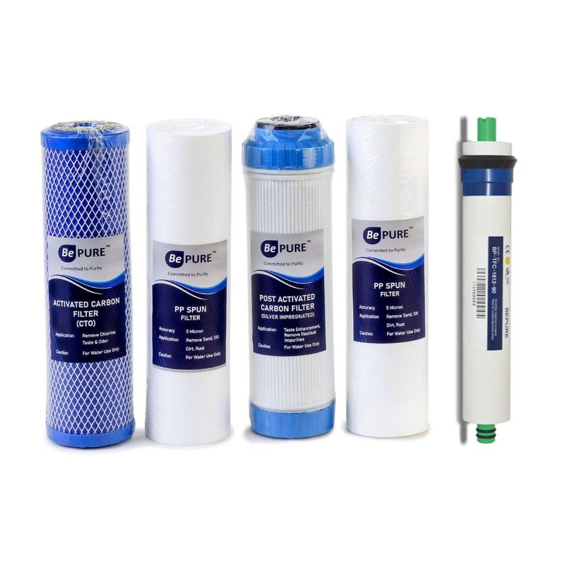 Bepure Annual Filter Change Kit RO Membrane for Bepure Luxe and 3G Model with Alkaline Cartridge - Image 2
