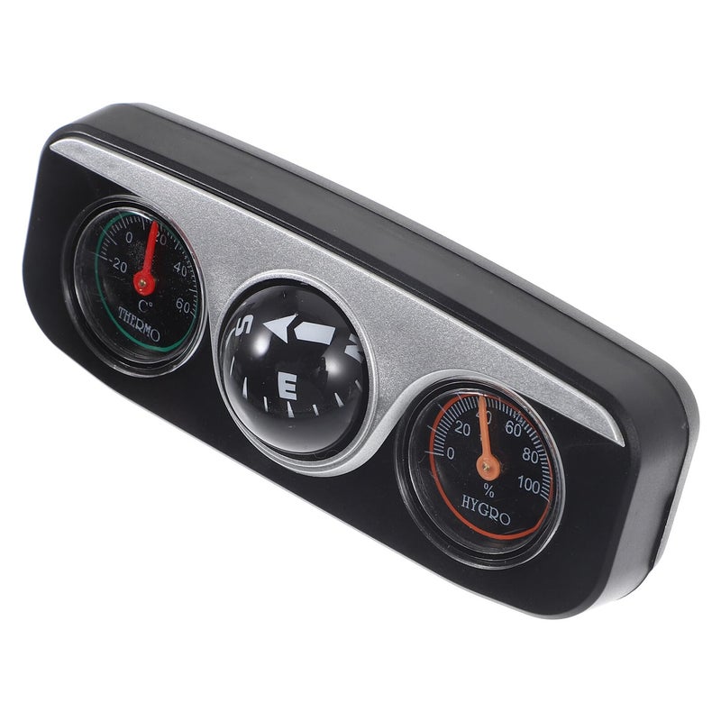 Car Dashboard Compass with Thermometer Hygrometer for Vehicle Truck Boat Indoor Use - Image 2