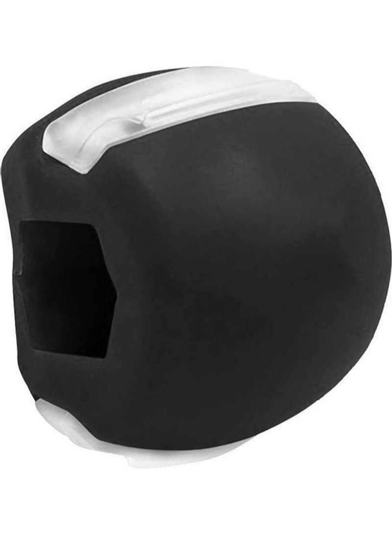 2-Piece Jaw Face And Neck Muscle Exerciser Balls Black - Image 1