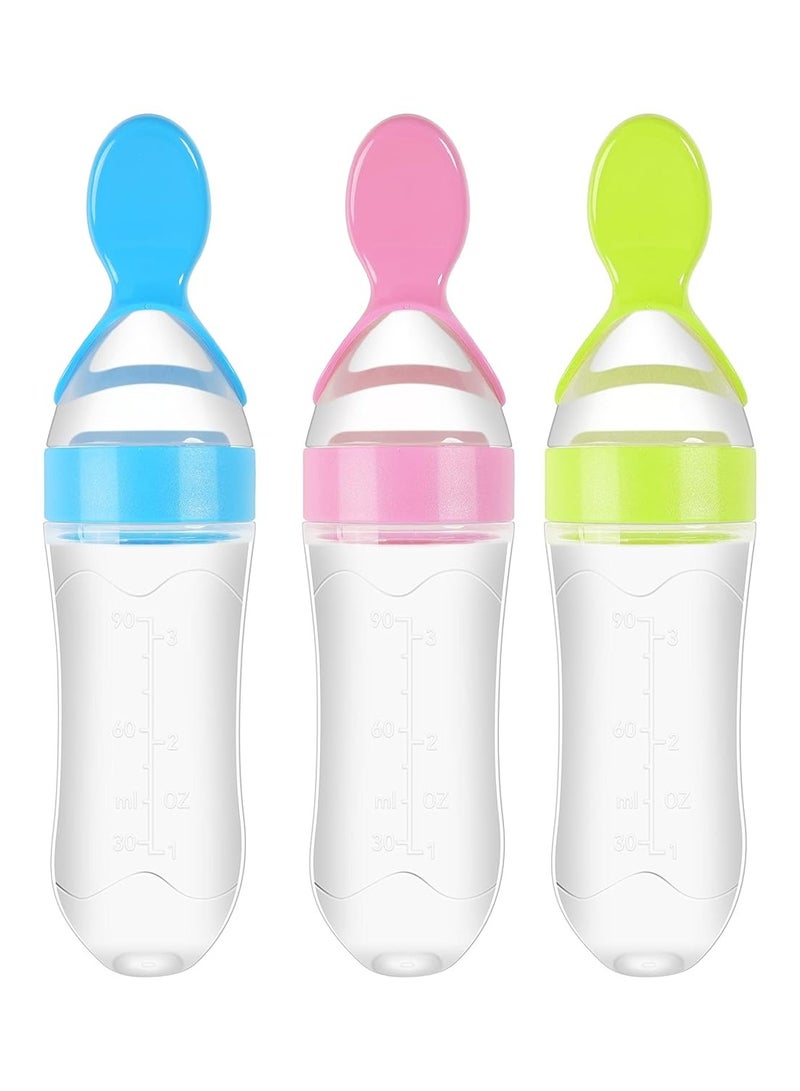 ORiTi Set Of 3 Feeding Bottle With Spoon For Toddlers - Image 1