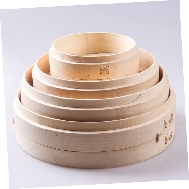 Natural Bamboo Steamer Basket With Lid For Dumplings Buns And Chinese Dishes - Image 3
