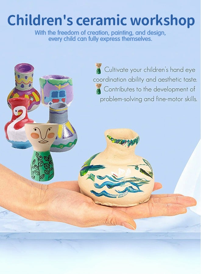 GROIC Pottery Wheels Kit, Pottery Studio, Craft Kit, Artist Studio, Ceramic Machine with Clay, Complete Pottery Wheel and Painting Kit for Beginners with Modeling Clay,Craft Kits  - Image 4
