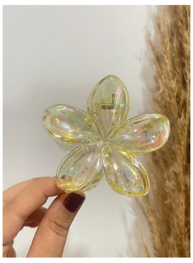 Hawaiian flower hair clip - Image 1