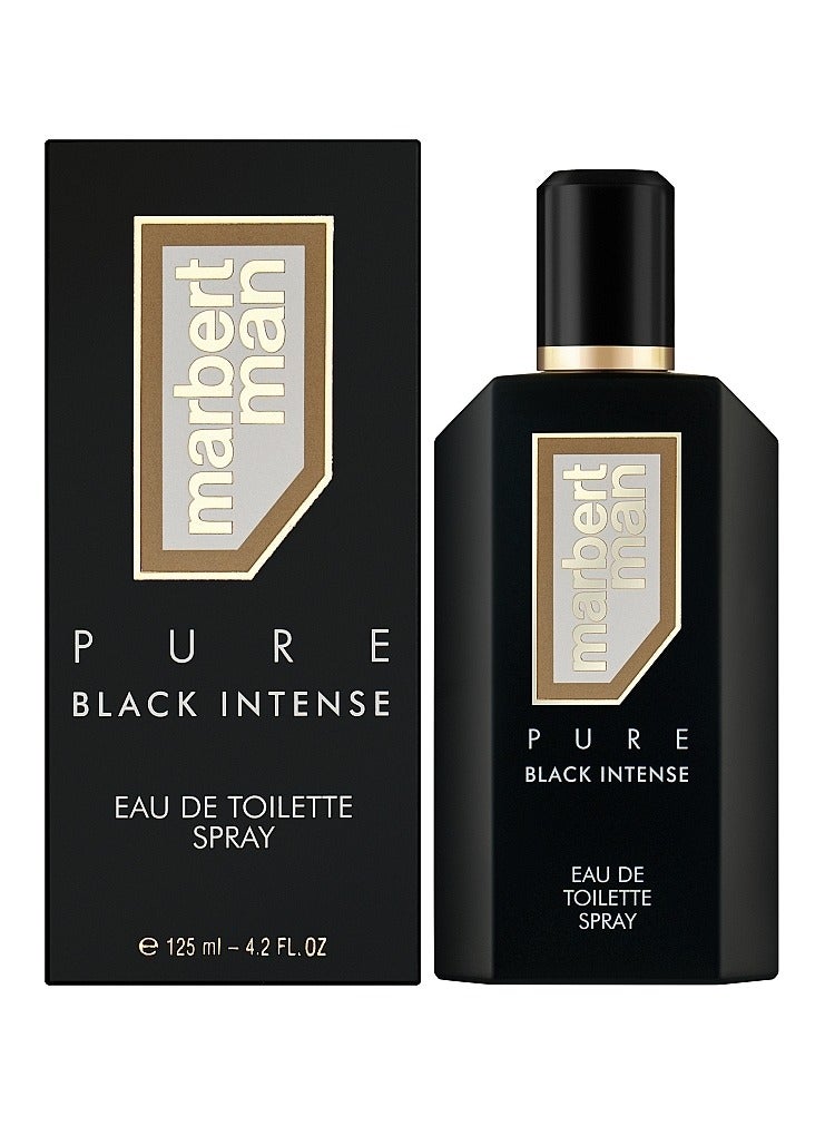Marbert Man Pure Black Intense perfume for men, Eau de Toilette, 125ml - Image 1