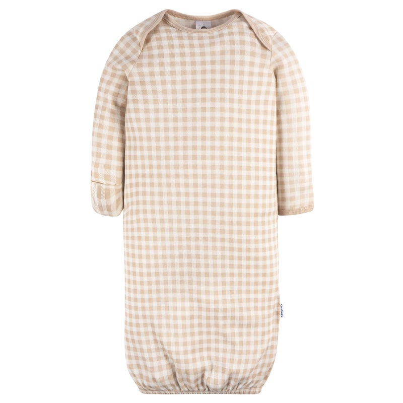 GerberBaby Girls4-Pack Sleeper GownWoodland LoveNewborn - Image 4