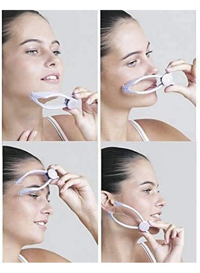 Carryze Eyebrow Face and Body Hair Threading and Removal System | Tweezers kit for eyebrows lining, face,Chin & Upper lip |Hair Plucker | Hair threading tool | threading epilators for women - Image 5