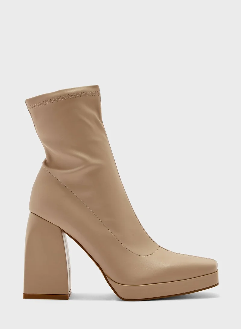 Ginger High Block Heel Boots