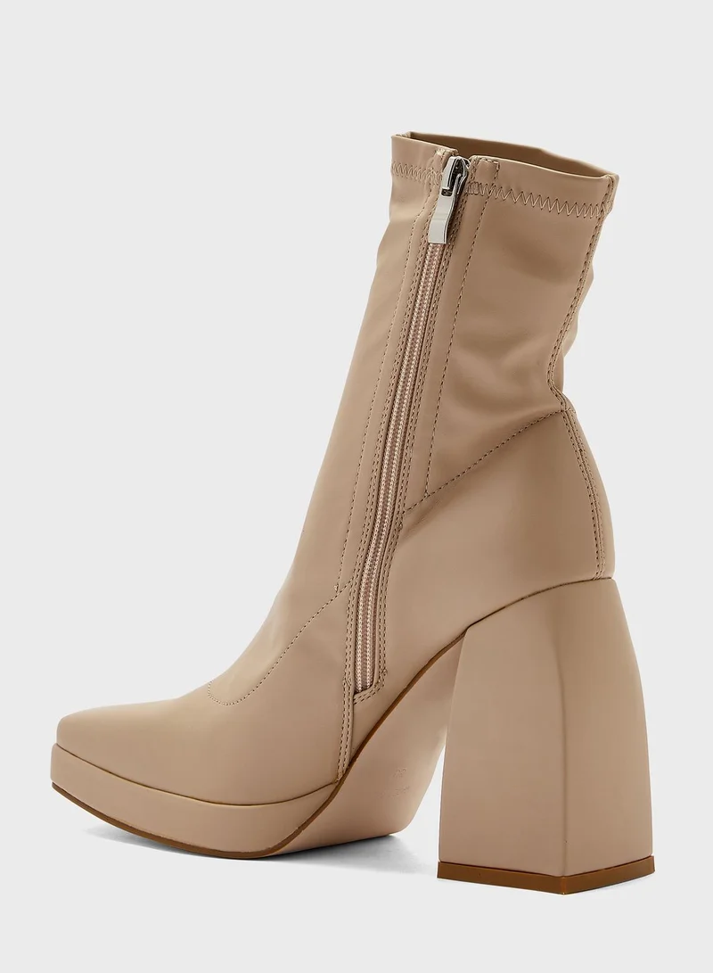 Ginger High Block Heel Boots
