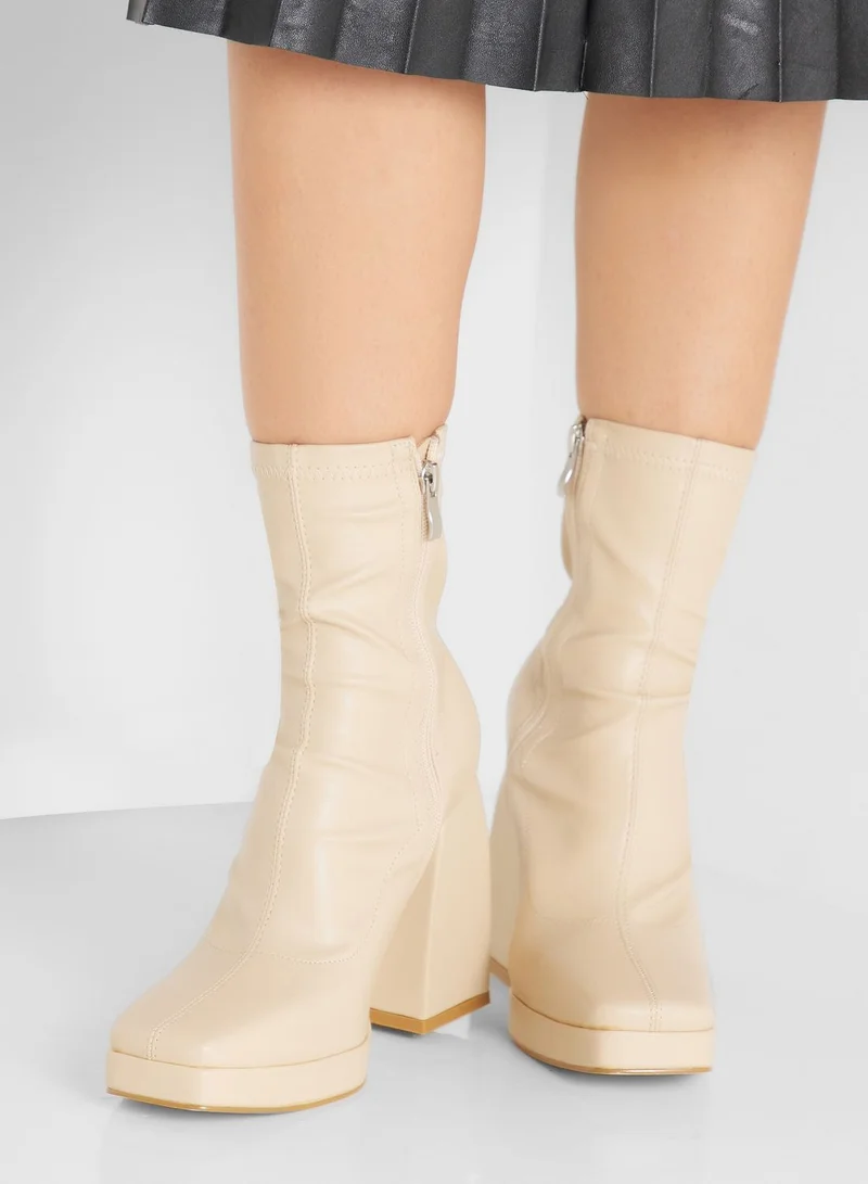 Ginger High Block Heel Boots