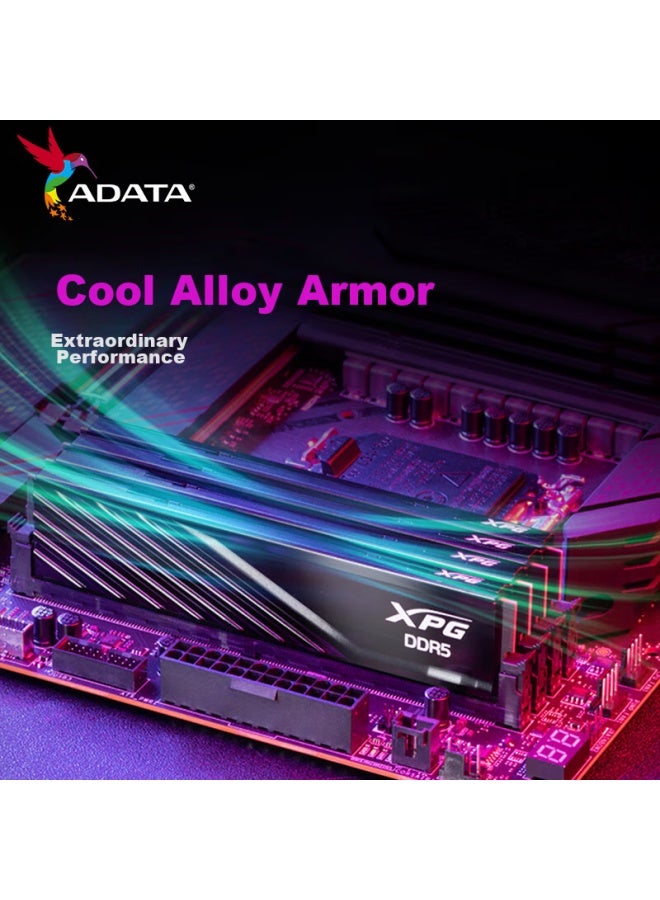 Adata 32gb Kit Ddr5 6400 Desktop Memory Module Hynix A-die Chips Xpg Weilong D300 C32 - Image 3