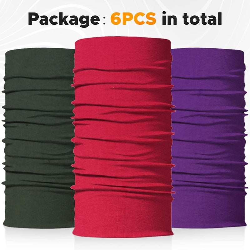 JOEYOUNG Headwear, Bandana, Neck Gaiter Head Wrap Headband Balaclava Magic Scarf - Image 3