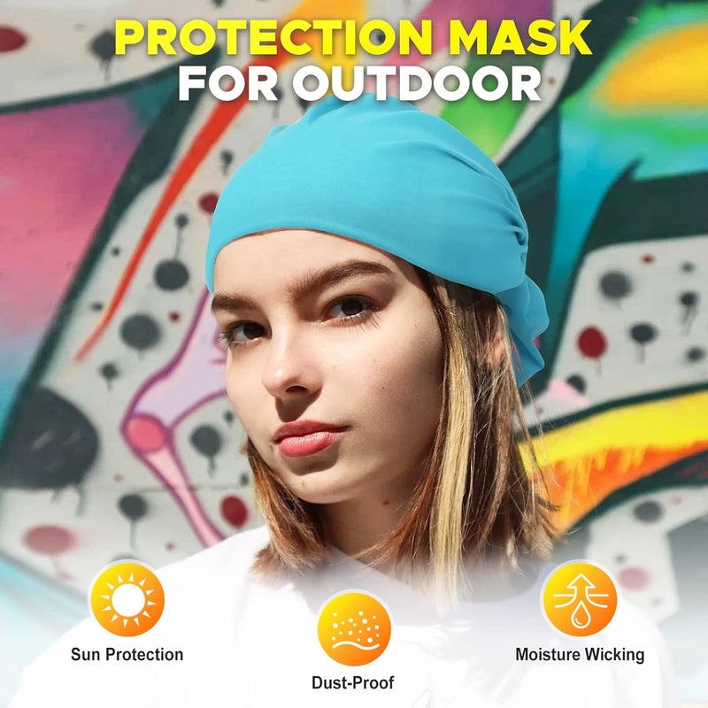 JOEYOUNG Headwear, Bandana, Neck Gaiter Head Wrap Headband Balaclava Magic Scarf - Image 5