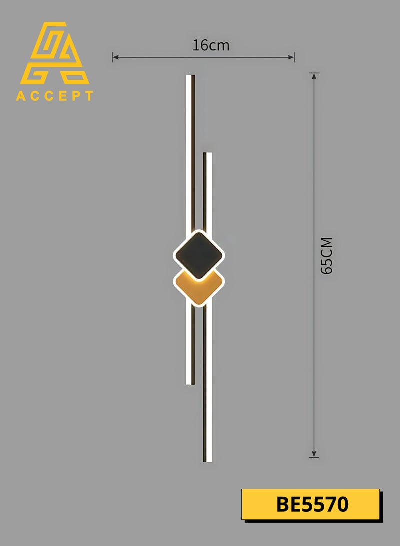 ACCEPT Modern LED wall light, no wires required, TYPE-C battery charging - Image 4