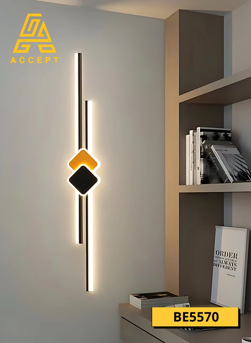 ACCEPT Modern LED wall light, no wires required, TYPE-C battery charging - Image 1