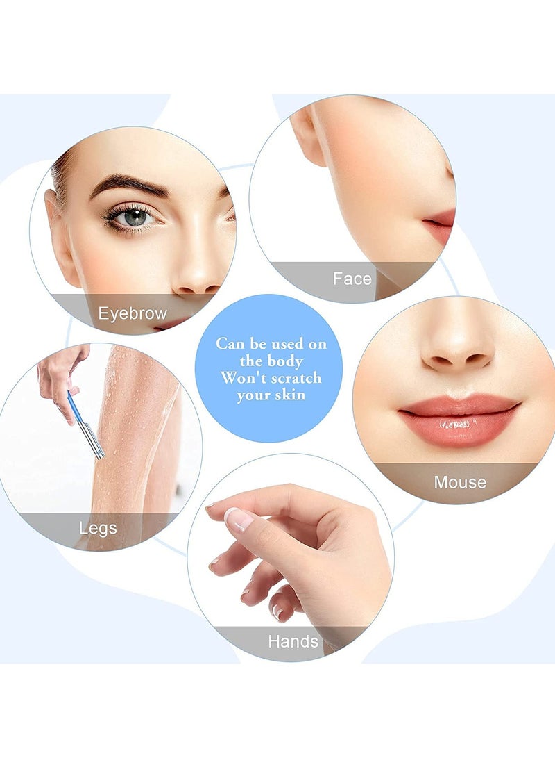 Goolsky شفرة وجه للنساء لإزالة الشعر - أداة ديرما بلانينغ لمزيل الشعر الناعم، شفرات حواجب ومزيلات شعر الوجه للنساء، تقشير للبشرة الحساسة، ضرورية للسفر - Image 5