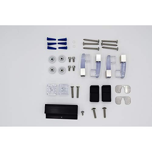 Basco Shower Door Basco ECPPDLX51BN framed sliding shower door parts, Brushed Nickel - Image 1