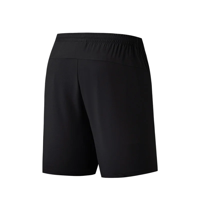 ANTA Regular Fit Workout Training Commute Woven Shorts Black