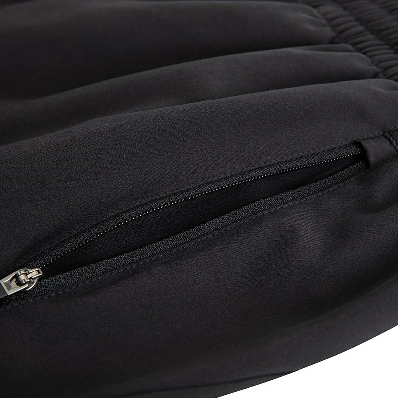 ANTA black Regular Fit Workout Training Commute Woven Shorts Black for Men | Best Price UAE