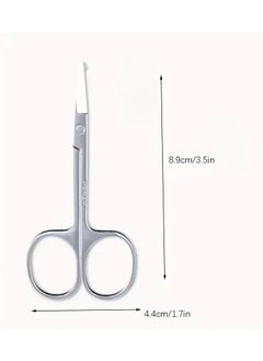 ORiTi Stainless Steel Nose Hair Scissors Round Head Safe Manual Nose Shaving Trimmer Women Eyebrow Trimming Scissors  - Image 3