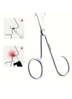 ORiTi Stainless Steel Nose Hair Scissors Round Head Safe Manual Nose Shaving Trimmer Women Eyebrow Trimming Scissors  - Image 4
