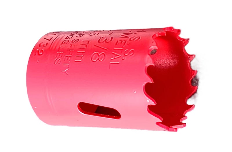 HSS Bimetal Holesaw Cutter Kit KW Made in Taiwan 14 Pcs Hole saw Sheet Metal cutting Wood Duct Steel with 2 pc Arbor 3419mm to 375mm - Image 5