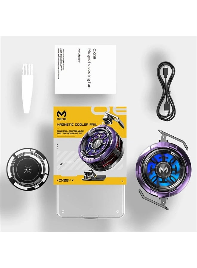 Memo CX08 Magnetic Cooling Fan - High Power Mobile Radiator With Rapid Freezing