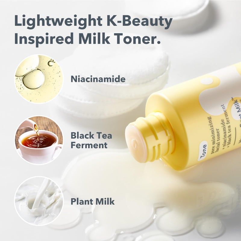 Beekman 1802 Oily + Combination Skin 3-Step Kit - Non-Comedogenic - Travel Size - Cleanses & Improves Skin Barrier - With BioMilk, 1% Heptapeptide & 2% Niacinamide - Good for Sensitive Skin - Image 4