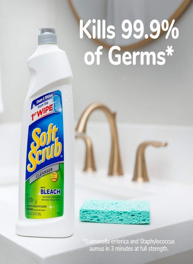 Soft Scrub Antibacterial Cleaner with Bleach Surface Cleanser, 36 Fl Oz, Pack of 3 - Image 2