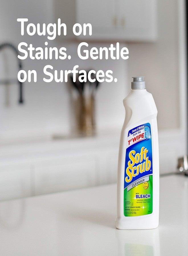 Soft Scrub Antibacterial Cleaner with Bleach Surface Cleanser, 36 Fl Oz, Pack of 3 - Image 5