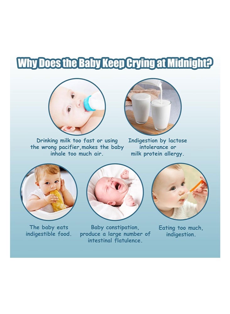 Super ZYouth Gas and Colic Reliever for Babies, Baby Gas Colic Passer, Natural Solution for Baby Colic and Gas Relief, 10 Count (Pack of 1) - Image 2