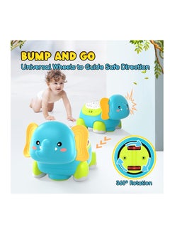 Excefore Crawling Musical Elephant Toys for 0-12 Months, Baby Toys 6 Months Plus, Toddler Sound Toys with Projector Light, Learning Gifs Toys for Boys Girls 1 Year Old  - Image 5