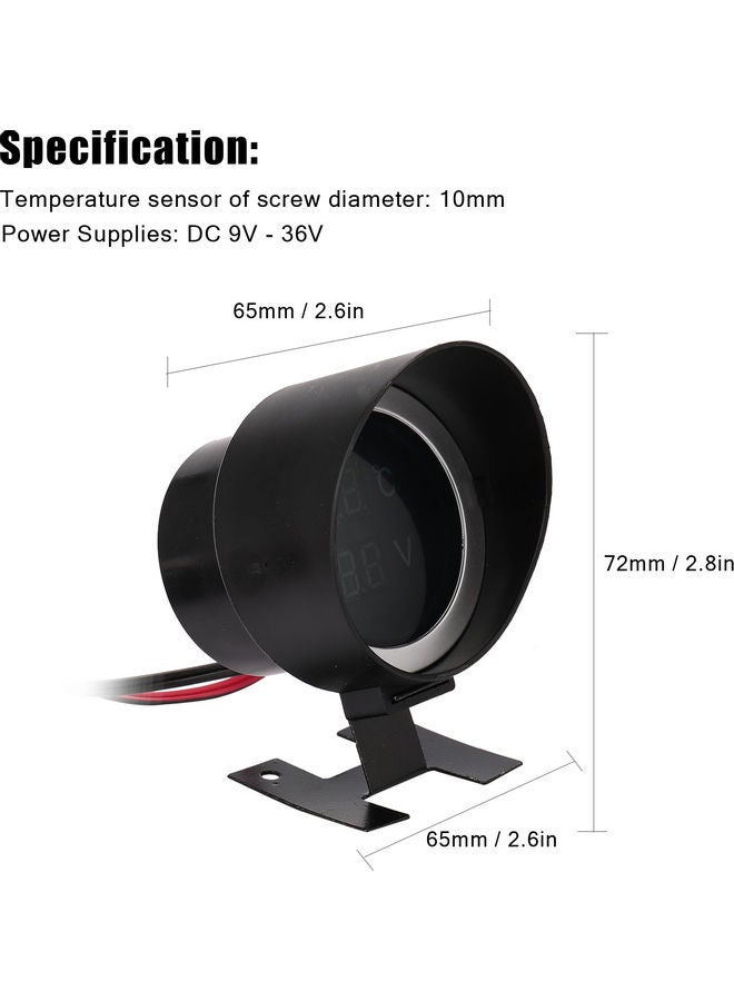 NIBEMINENT Car Digital Temperature Sensor With Fitting Tools - Image 3
