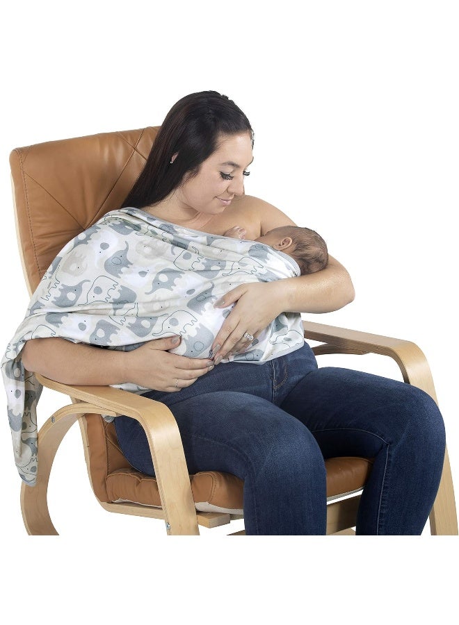 ingenuity Ingenuity Naps & Nights 2-Pack Multi-Use Infant Swaddle Blanket Set - Grazer - Image 3