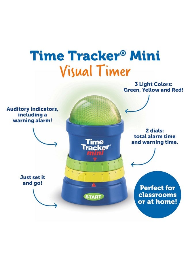 Learning Resources Time Tracker Mini Visual Timer, Classroom Timer, Hand Washing Timer, Auditory and Visual Cue, Ages 3+ - Image 5