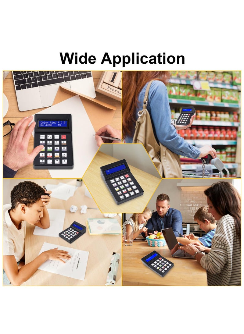 Generic - DIY Calculator Soldering Practice Kit, 7 Digits Desk Calculator Soldering Project Kit, DIY Electronic Kits with 1602 LCD Display, for College High School Learning and Home Office Daily Use - Image 1