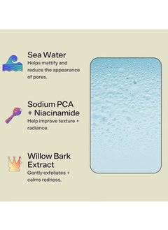 Bubble Skincare Bounce Back Balancing Facial Toner Mist - Hydrating Toner Spray + Pore Minimizer Made with Sea Water and Niacinamide to Help Improve Texture & Radiance (55ml)  - Image 4
