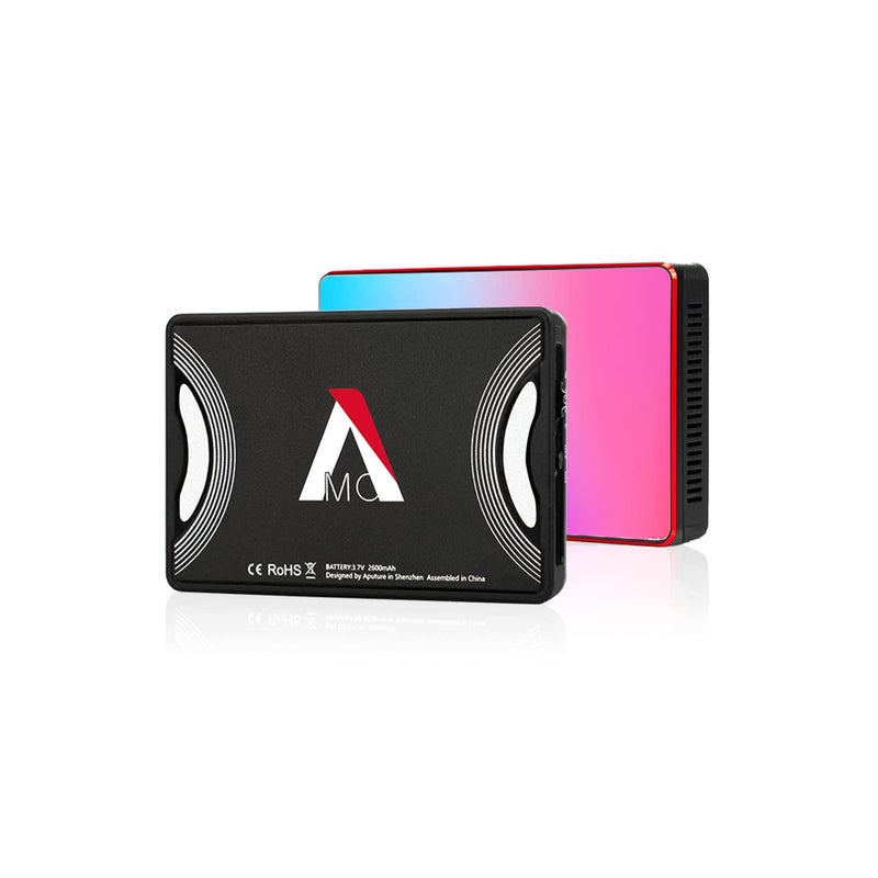 Aputure MC Aputure Amaran AL-MC RGB Led Video Light TLCI/CRI 96+ RGB 0-360 Full Color 3200-6500K Adjustable 0-100% Stepless Dimming CCT/HSI/FX Mode Built-in Lighting Effect App Control Wireless Charge - Image 1