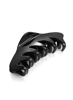 Premium Hair Claw Clip Medium Strong Holding Power Hair Clips Clamps Delicate Hair Grip for Women and Girls Hair Barrettes for Medium or Long hair Black