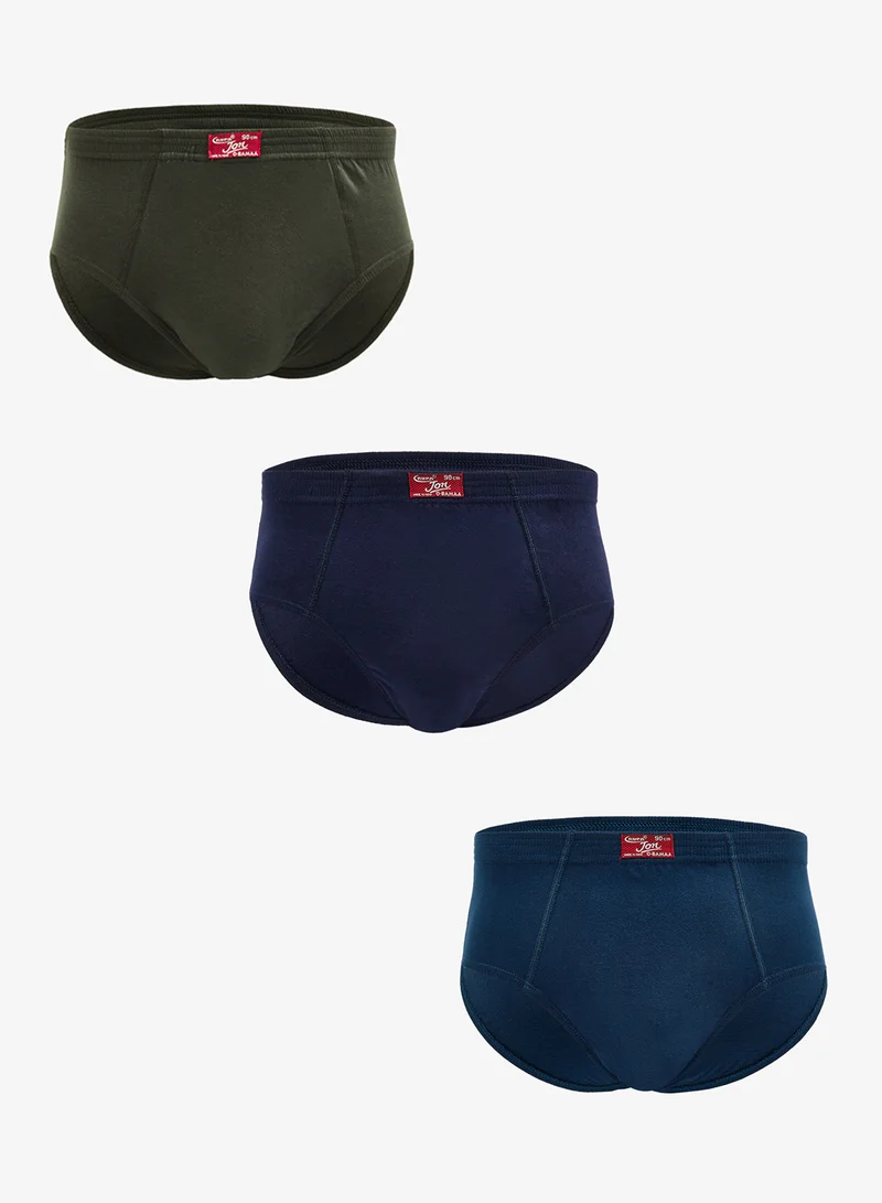 Seventy Five Basics Pack Of 3 Briefs