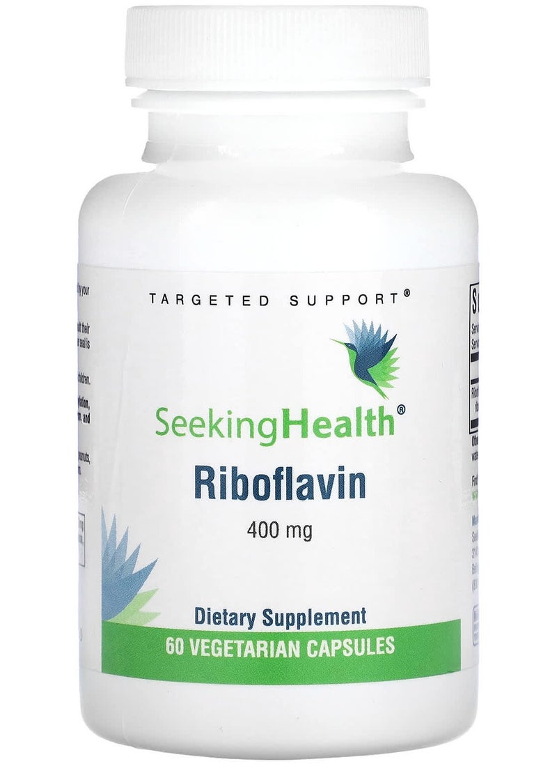 Seeking Health Riboflavin, 400 mg, 60 Vegetarian Capsules 