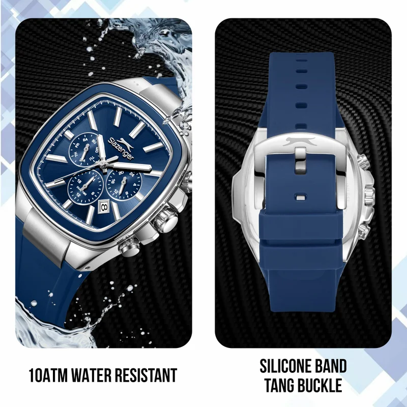 Slazenger  Men's Silicone Multifunction Watch SL.9.2643.2.397 - 41 mm  | Best Price UAE
