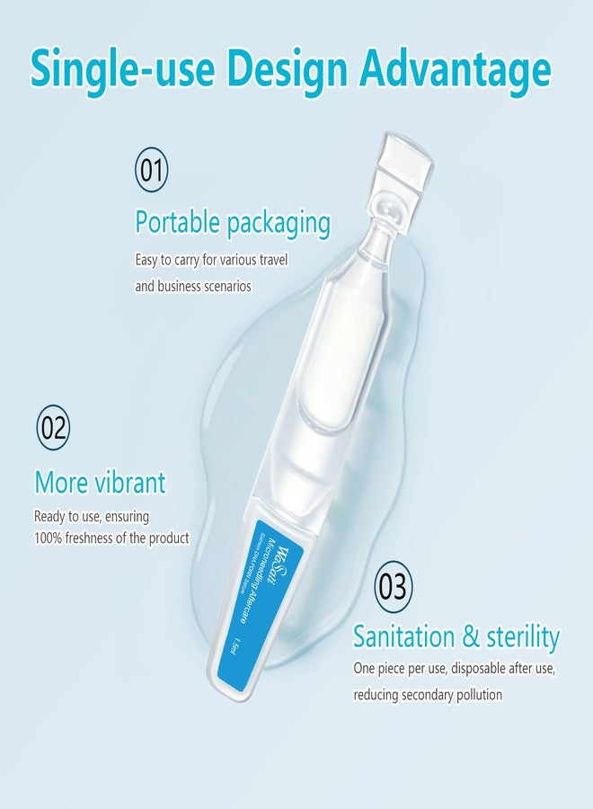 Wasali Microneedling Aftercare Serum With Salmon DNA PDRN & Stem Cell，Hyaluronic Acid Serum for Hydration and Firming Support 1.5 mL × 30 Vials, Korean Skincare Formula - Image 4