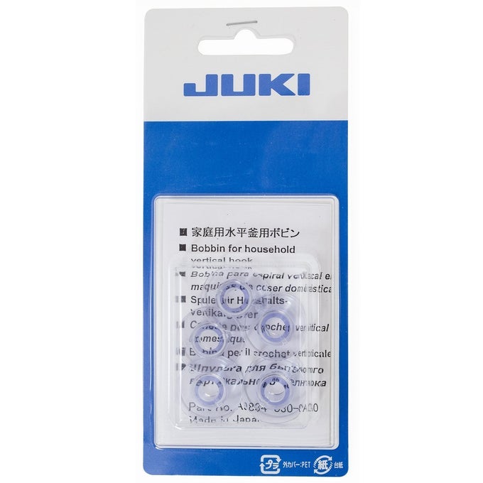 PLASTIC DROP IN BOBBINS PACKAGE OF 5